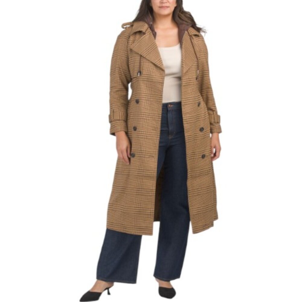 AVEC LES FILLES Plus Trench Coat